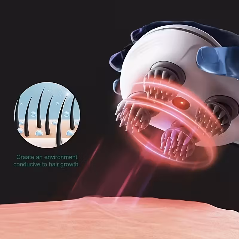 Electric Scalp Massager: Promote Hair Growth & Relieve Stress