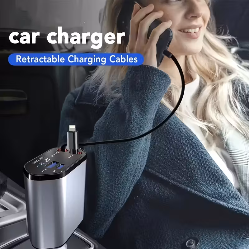 The Ultimate 4-in-1 Fast Car Charger