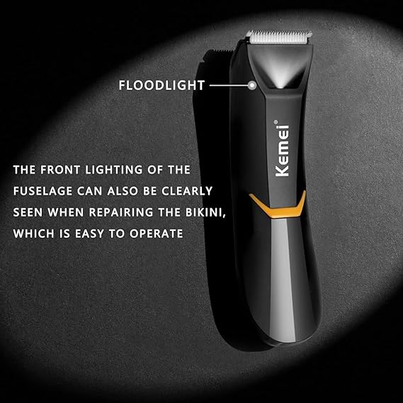 Kemei KM-3208 Professional Body Hair Trimmer for Men & Women