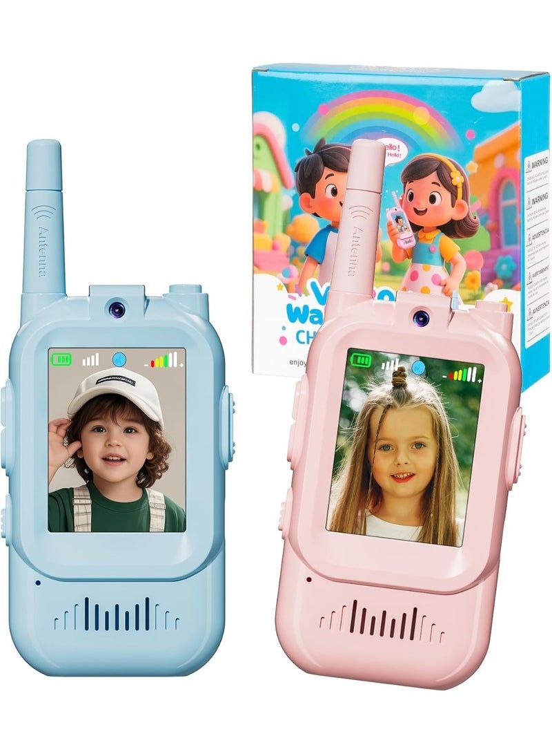 Kids Video Walkie Talkie 2 Pack with HD Screen