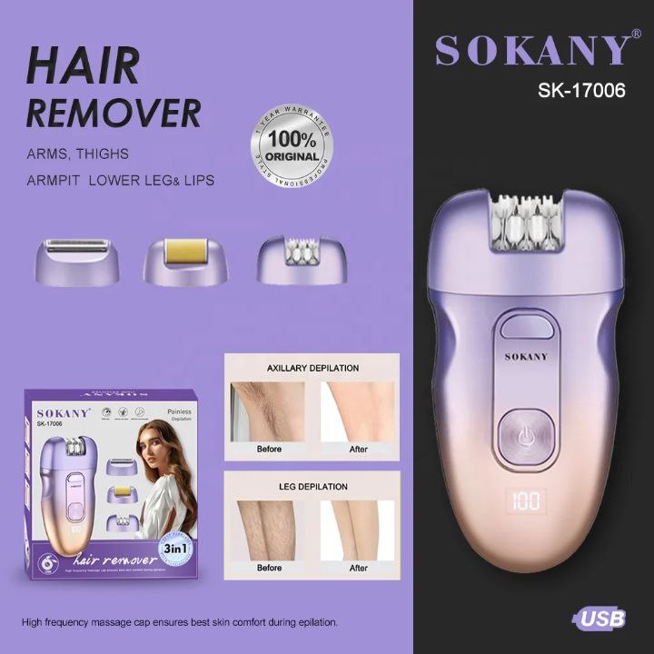 SOKANY SK-17006: The Ultimate 3-in-1 Hair Remover!