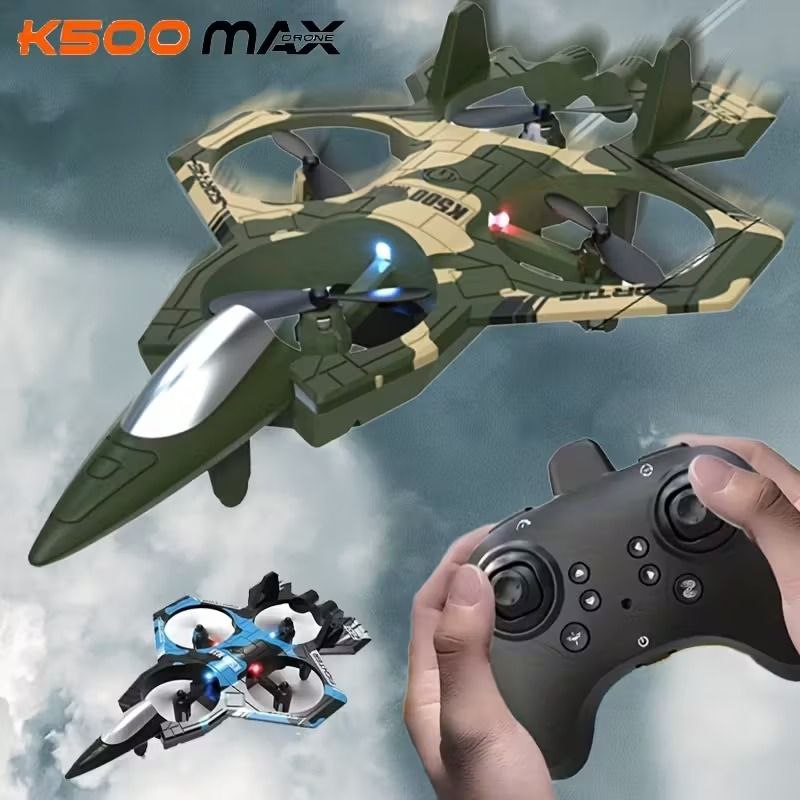 K500 Max RC Plane: 360° Flips & Altitude Hold