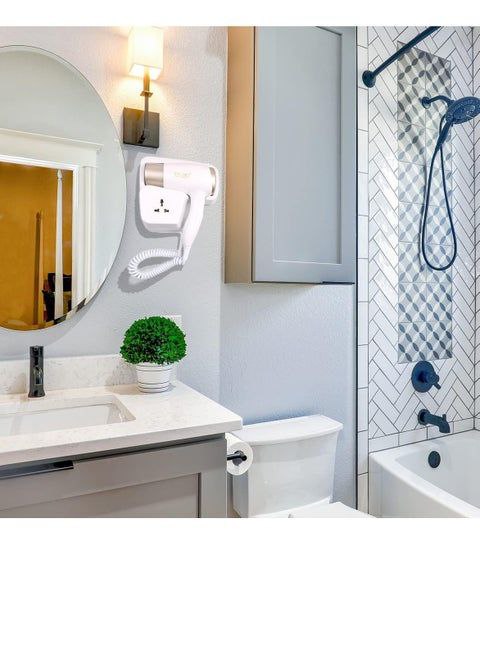 Enzo EN-6622 Professional Wall-Mounted Hair Dryer.