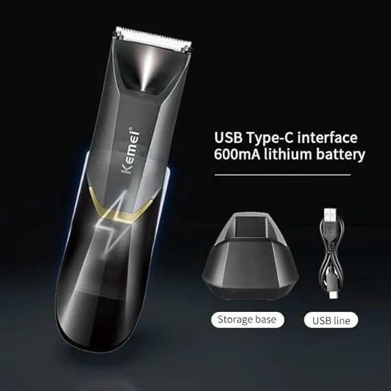 Kemei KM-3208 Professional Body Hair Trimmer for Men & Women