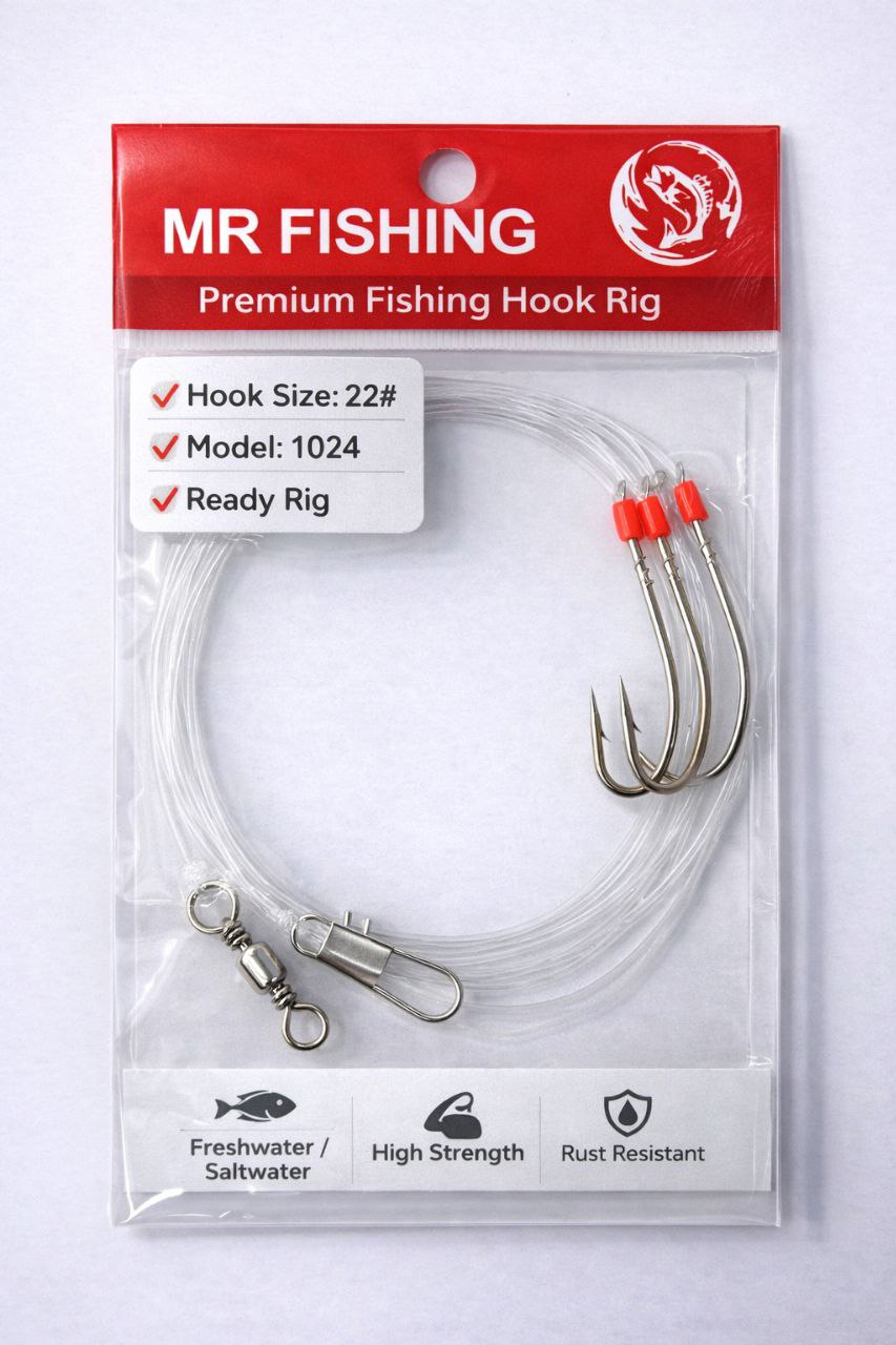 Best Fishing Hook Rig | Strong & Rust Resistant Fishing Hooks
