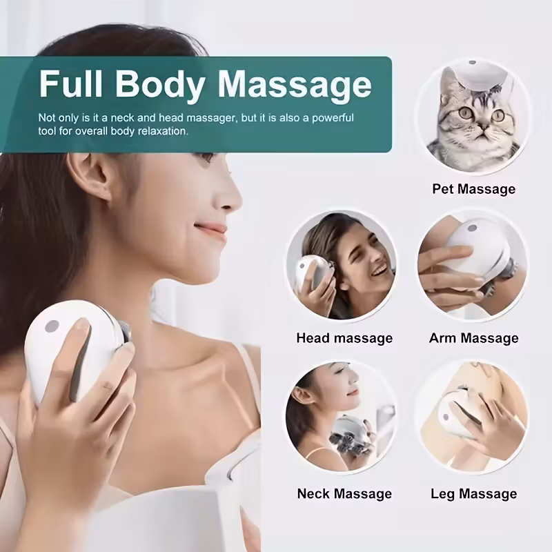 Electric Scalp Massager: Promote Hair Growth & Relieve Stress